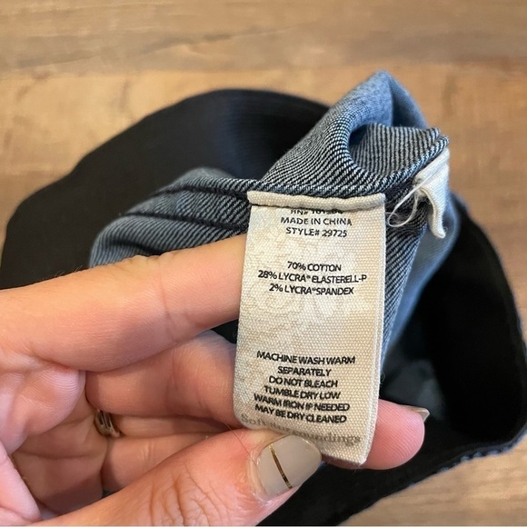 Soft Surroundings Denim Boot Cut Pull On jeans - Picture 7 of 11